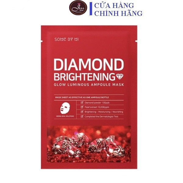 1 Miếng Mặt Nạ Giấy Dưỡng Trắng Some By Mi Diamond Brightening Mask Sheet 25g
