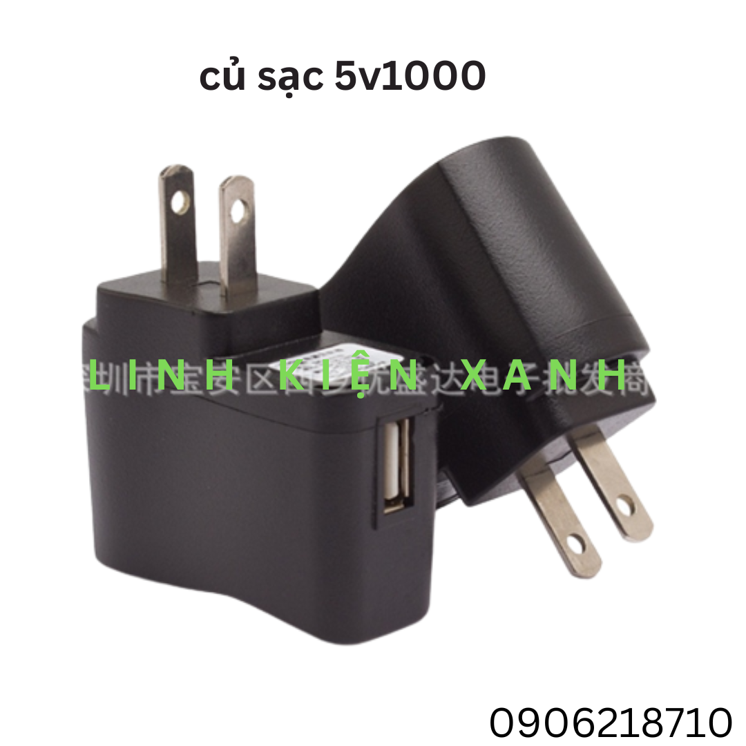 Củ sạc cho loa bluetooth, máy nghe đài, mp3, mtp