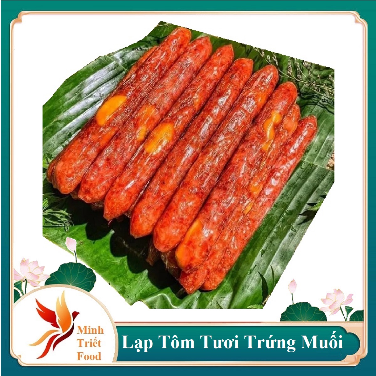 Lạp xưởng tôm trứng muối siêu ngon