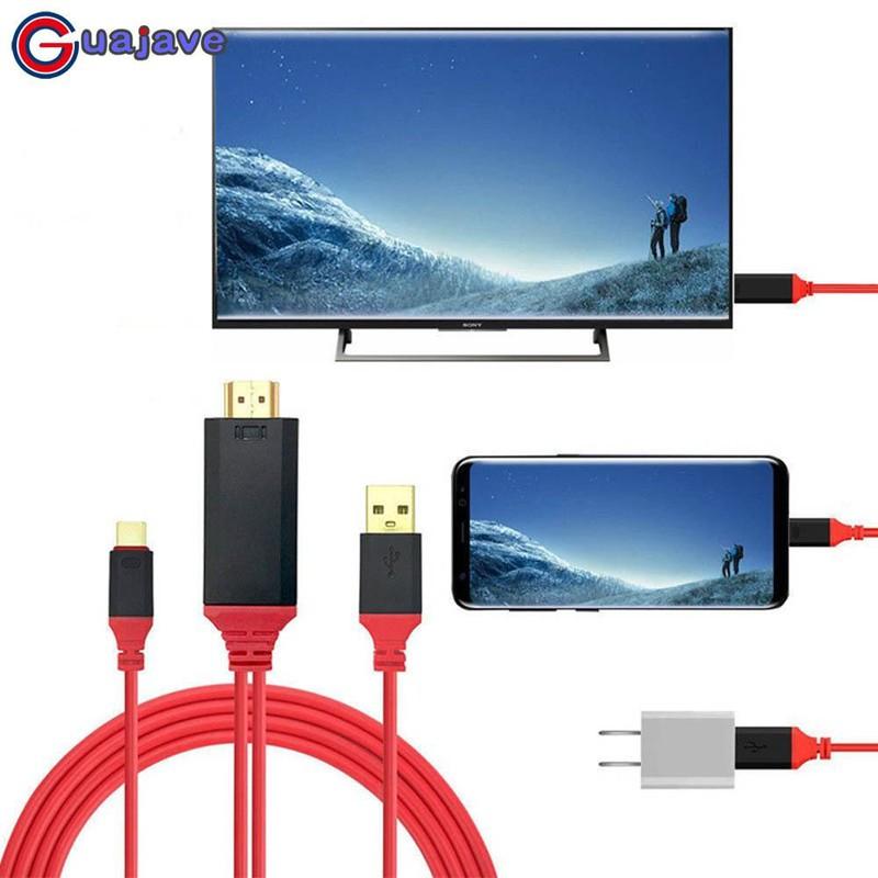 Cáp hdmi cho chân type c - hdmi - type c kết nối lên tivi