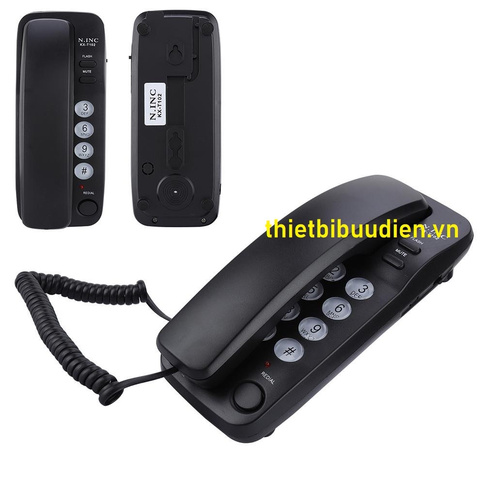 Máy điện thoại để bàn hoặc treo tường KX-T102