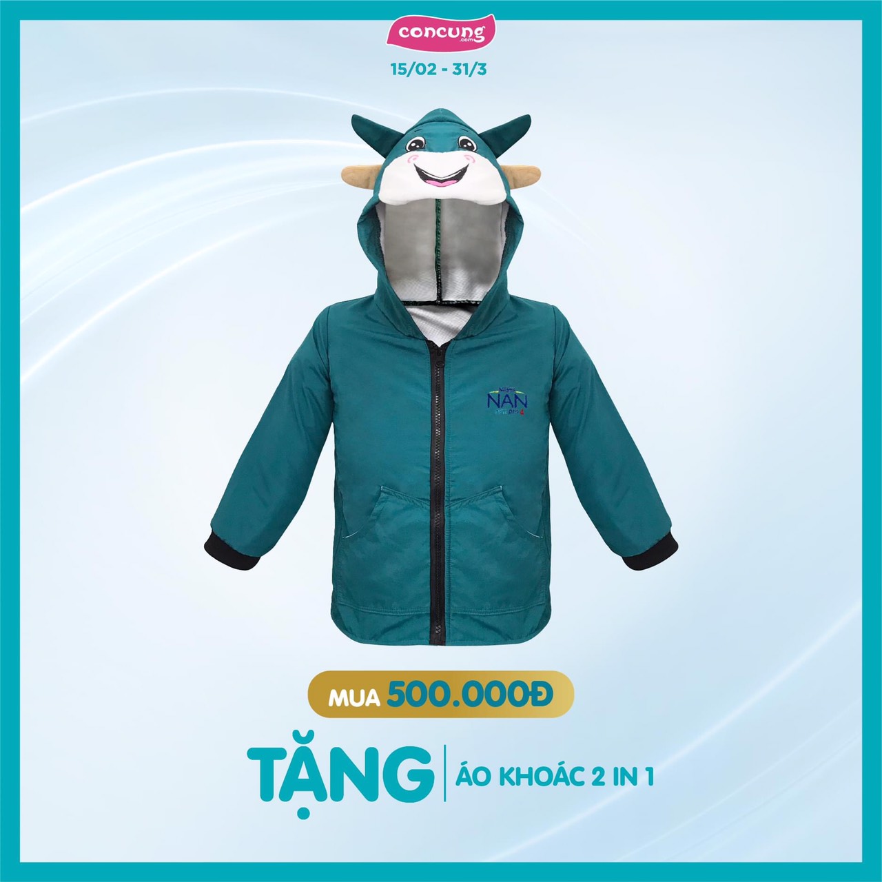 Áo Khoác cho bé - Quà tặng từ sữa Nan