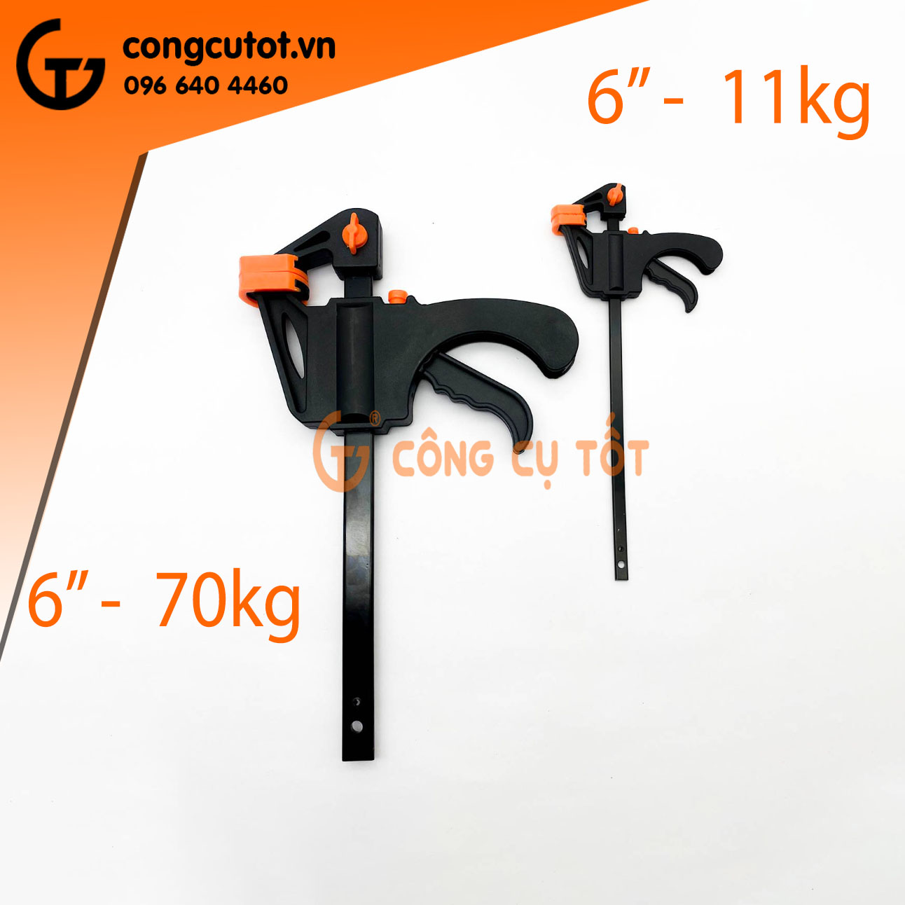 Cảo kẹp nhanh độ mở 150 - 900mm size tùy chọn