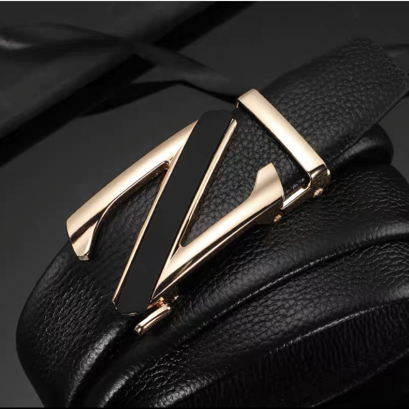 Dây nịt nam, thắt lưng nam dây da TOPEE khóa tự động tiện lợi mặt nam tính TOPCC9