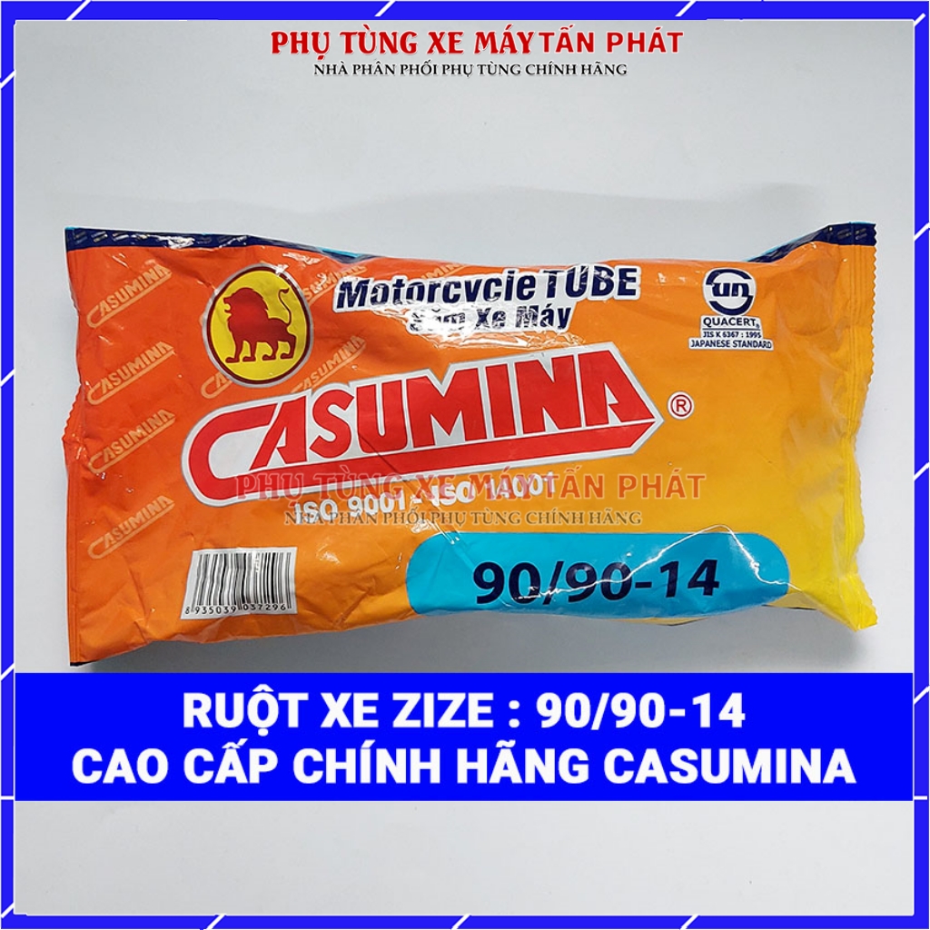 Ruột săm xe máy casumina 90/90-14 chính hãng hàng việt nam chất lượng cao