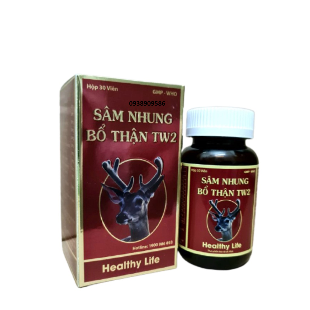 Sâm nhung bổ thận TW 2 Bổ thận, tráng dương, mạnh gân cốt - Lọ 30 viên