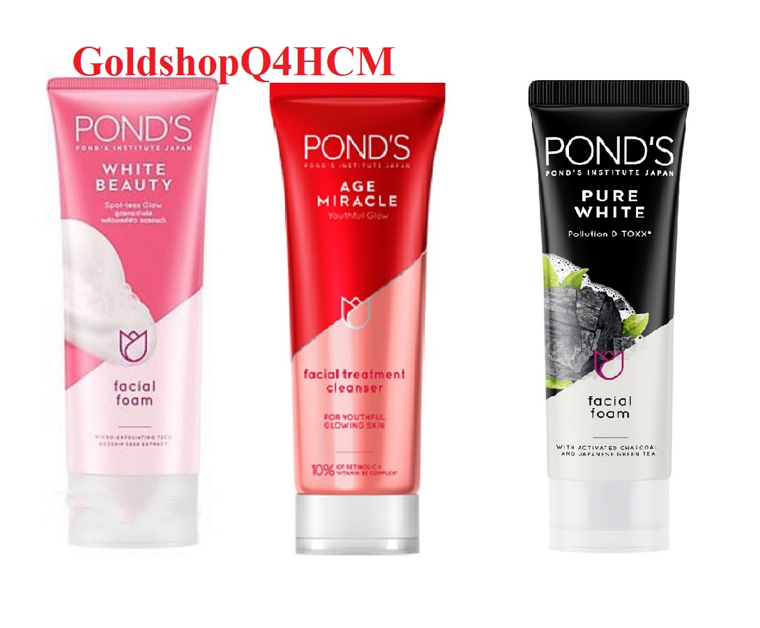 Sữa rửa mặt ngăn ngừa lão hóa Ponds Đỏ/ Ponds trắng hồng Thái Lan 100g