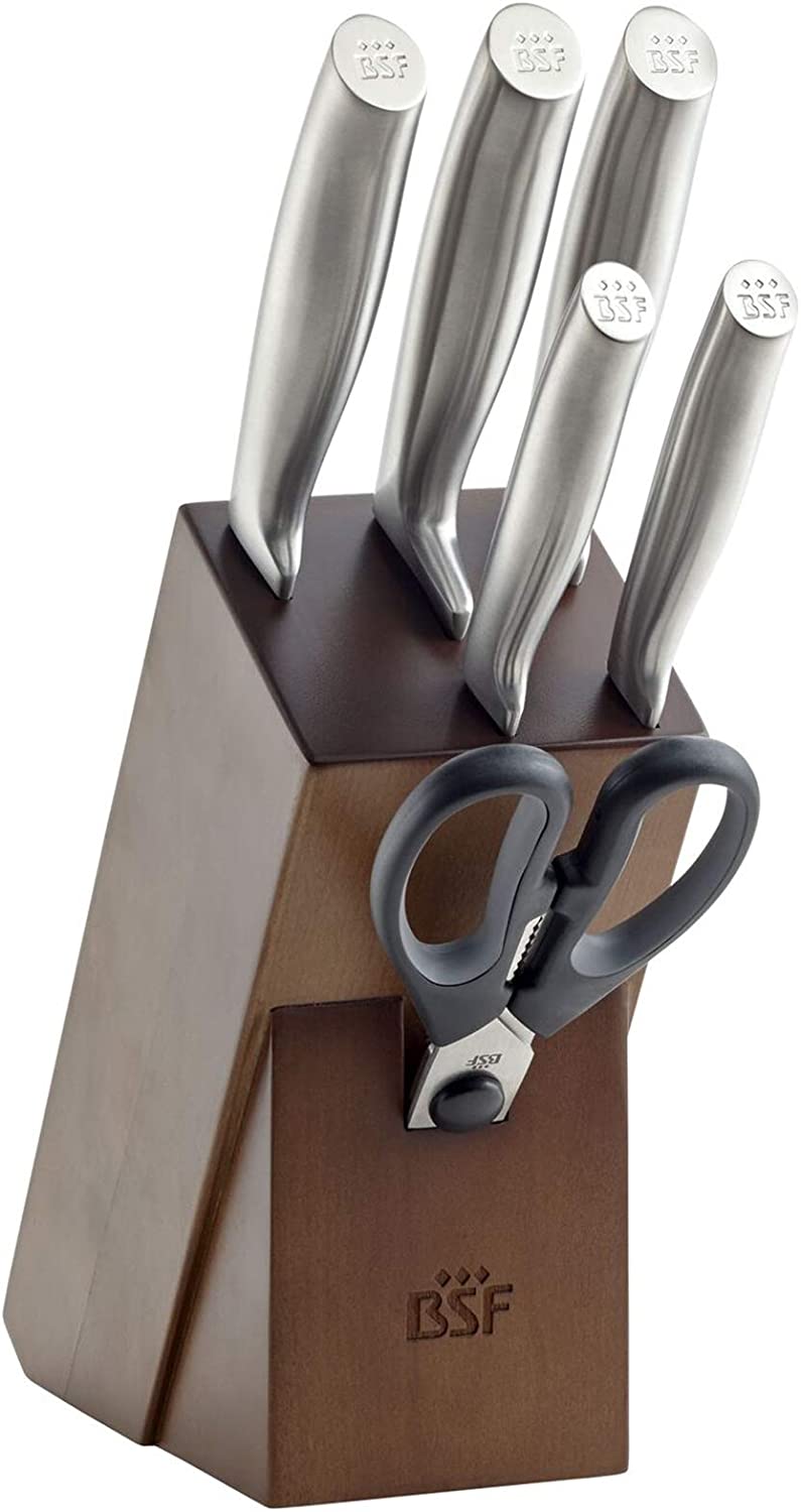 Bộ dao bsf chicago 7 món thép đúc nguyên khối / bsf zwilling chicago 7-piece premium knife set / bsf zwilling chicago 7종 프리미엄 나이프 세트