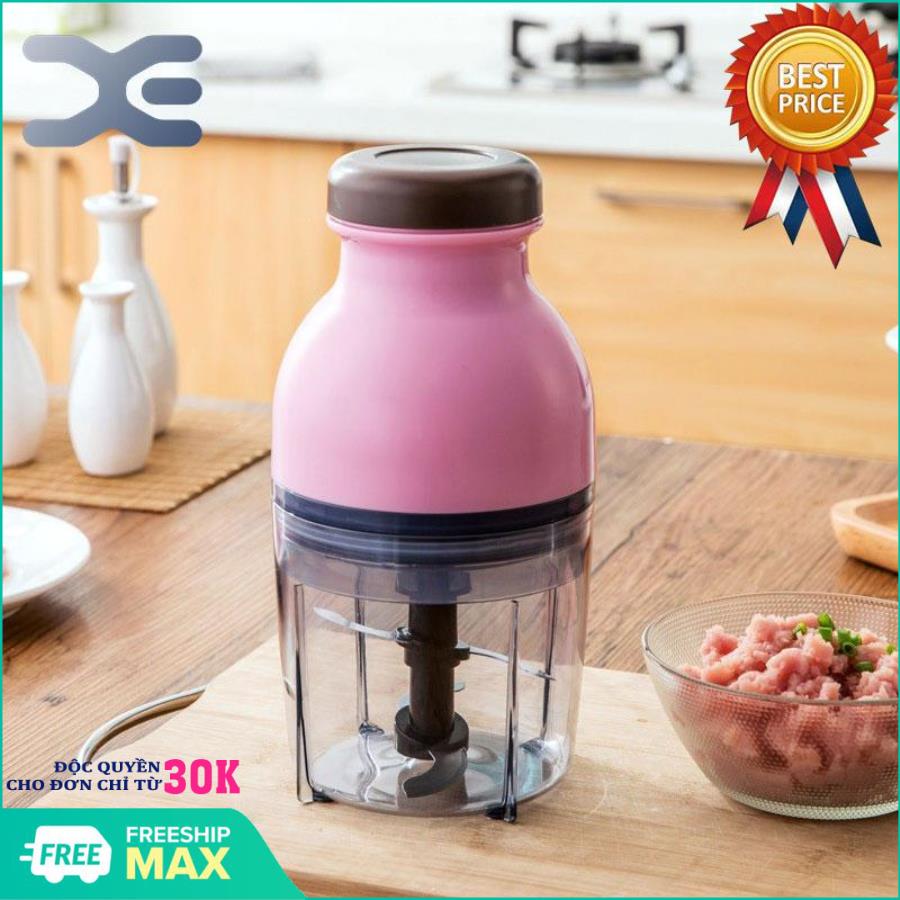 Máy xay thực phẩm, Máy xay Osaka xay đá 4 lưỡi kép siêu khỏe - Máy xay sinh tố (Nắp nâu)