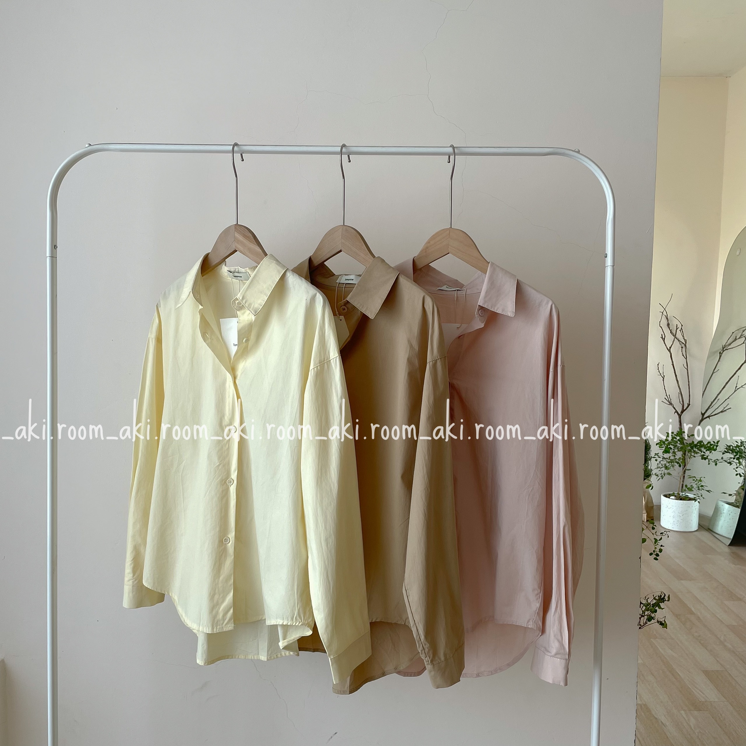 Áo sơ mi thô lụa mỏng không túi 160