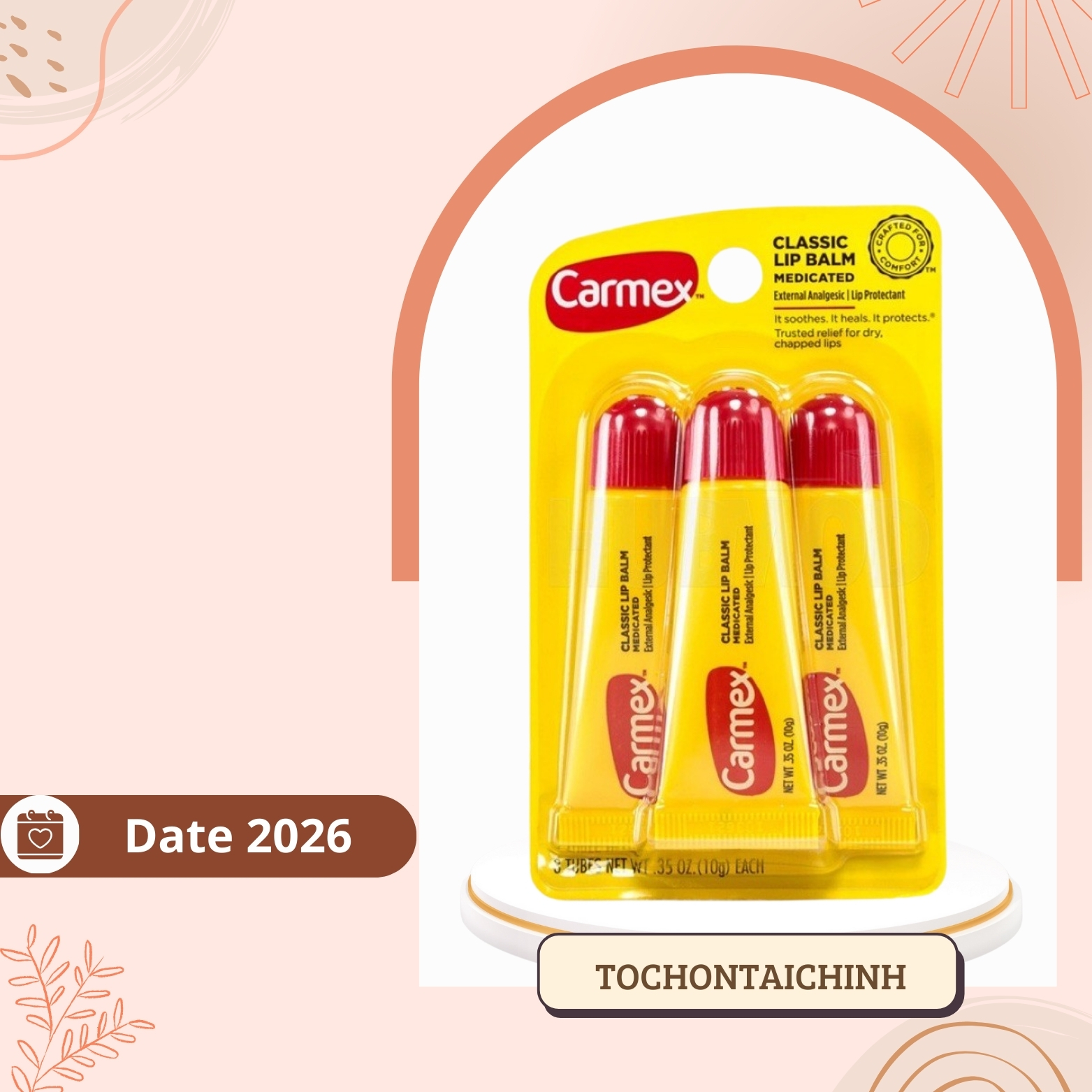 Son dưỡng môi Carmex - Carmex Classic Lip Balm dưỡng môi 10g
