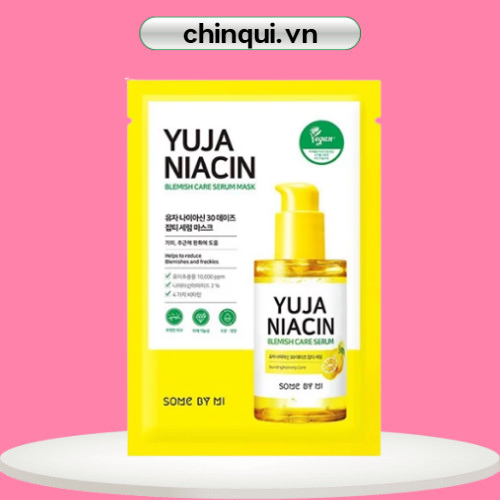 [HCM]Mặt Nạ Some By Mi Dưỡng Sáng Da Chiết Xuất Quả Thanh Yên 25g Yuja Niacin Blemish Care Serum Mask