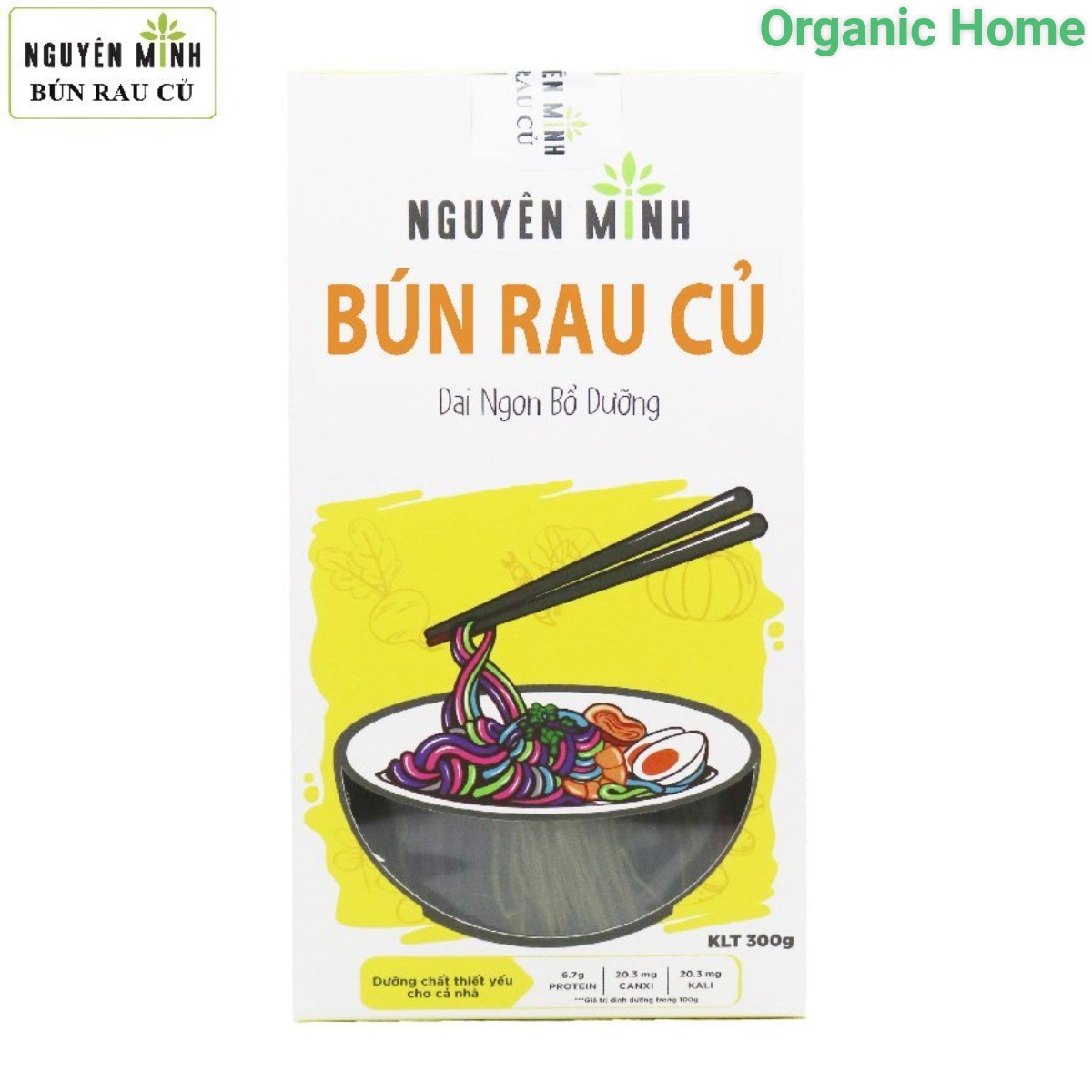 Bún Rau Củ Nguyên Minh Tổng Hợp 300Gr (Moris) - Bún Rau Củ Dành cho bé lười ăn rau