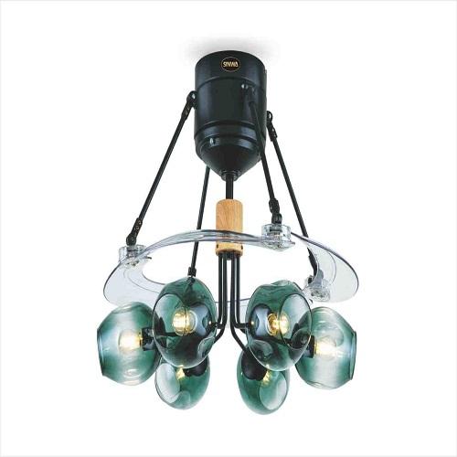 Quạt trần QY006 trang trí đèn sang trọng