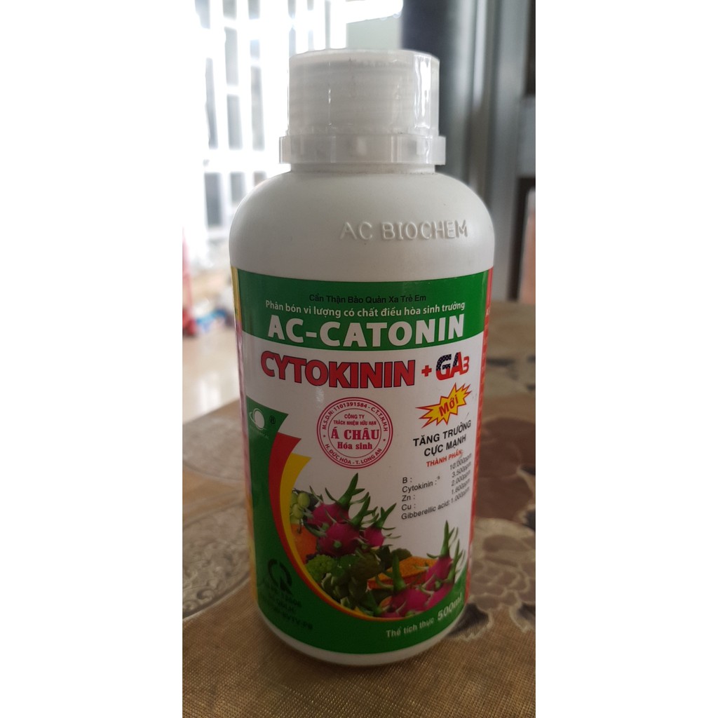 Phân bón vi lượng - cytokinin + ga3 - tăng trưởng cực mạnh - 500ml nguyentri