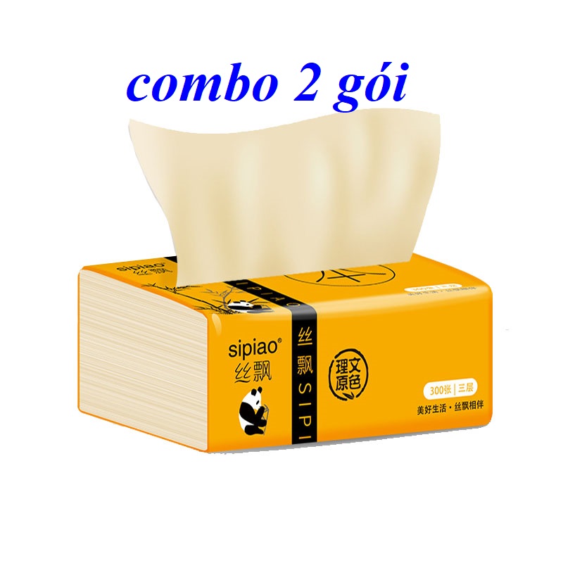 Combo 2 gói giấy ăn sipiao