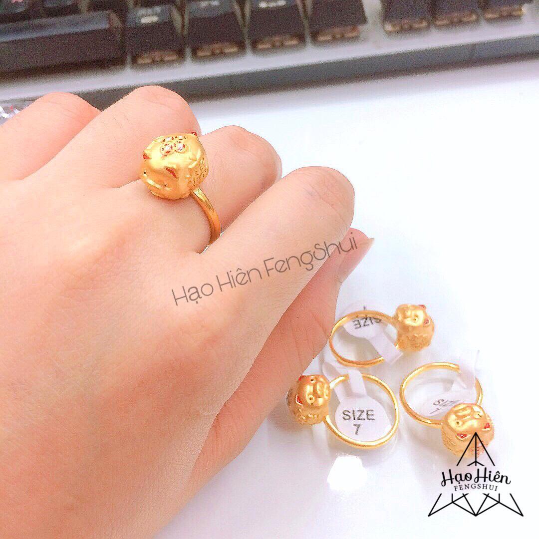 Nhẫn nữ hình con Heo mạ Vàng 18K Cao Cấp Hạo Hiên X.N0008-40 – Quà sinh nhật, quà tặng tết, nhẫn bạc nữ, nhẫn nữ đẹp, nhẫn vàng nữ, nhẫn vàng tây nữ, nhẫn kim cương, mẫu nhẫn đá nữ đẹp, nhẫn nữ cá tính, nhẫn hình con lợn, nhan vang con heo