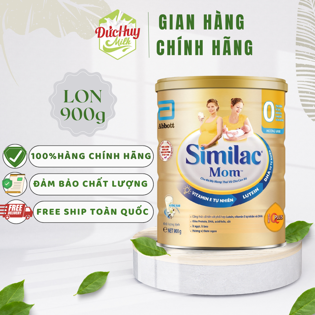Sữa bột Abbott Similac Mom hương Vani 900g