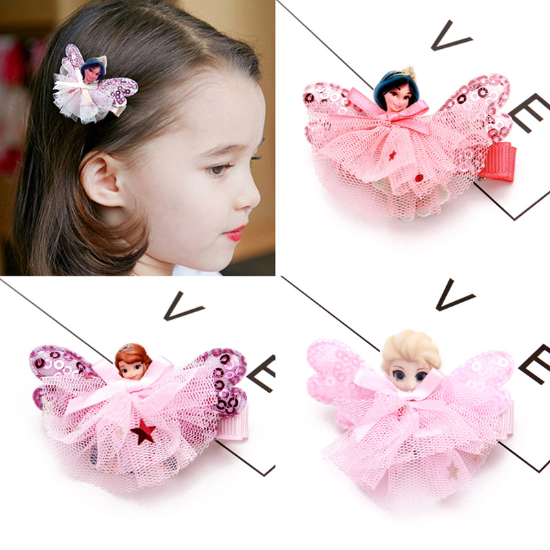 (MIỄN PHÍ SHIP ĐƠN HÀNG 49K) Kẹp Tóc Hình Công Chúa Elsa Dễ Thương Kiểu Dáng Hàn Quốc Cho Bé Yêu - TT CIRINO