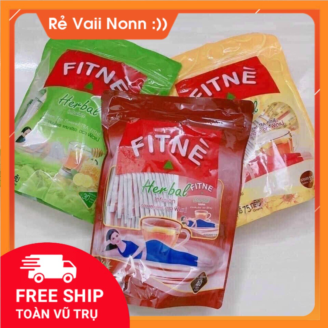 (Chính Hãng) Trà Fitne Herbal Thảo Mộc - Hoa Cúc - Chanh Mật Ong Thái Lan Túi Lọc (30-40 Túi Lọc) Giảm Cân , Thải Độc , Thon Gọn Vóc DángMSP0123764