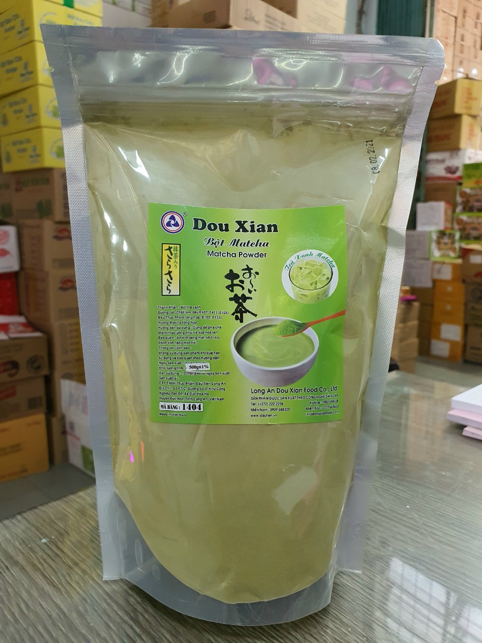 [HCM]bột matcha  Dou Xian chiếc lẻ HỦ 100G