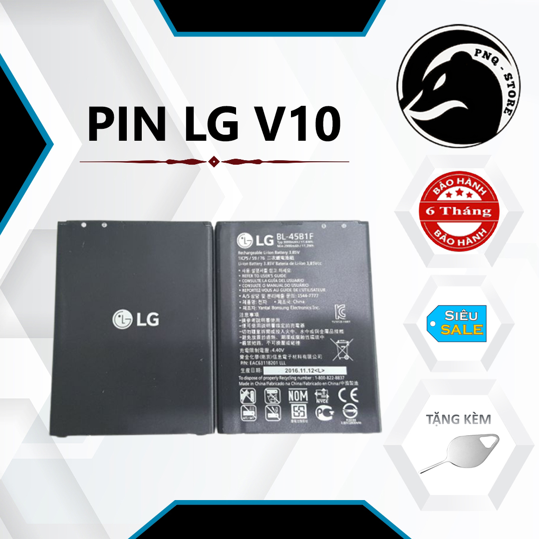 Pin LG V10 (BL-45B1F) dung lượng 3000mAh,Hàng nhà máy LG,Bảo hành 2 năm