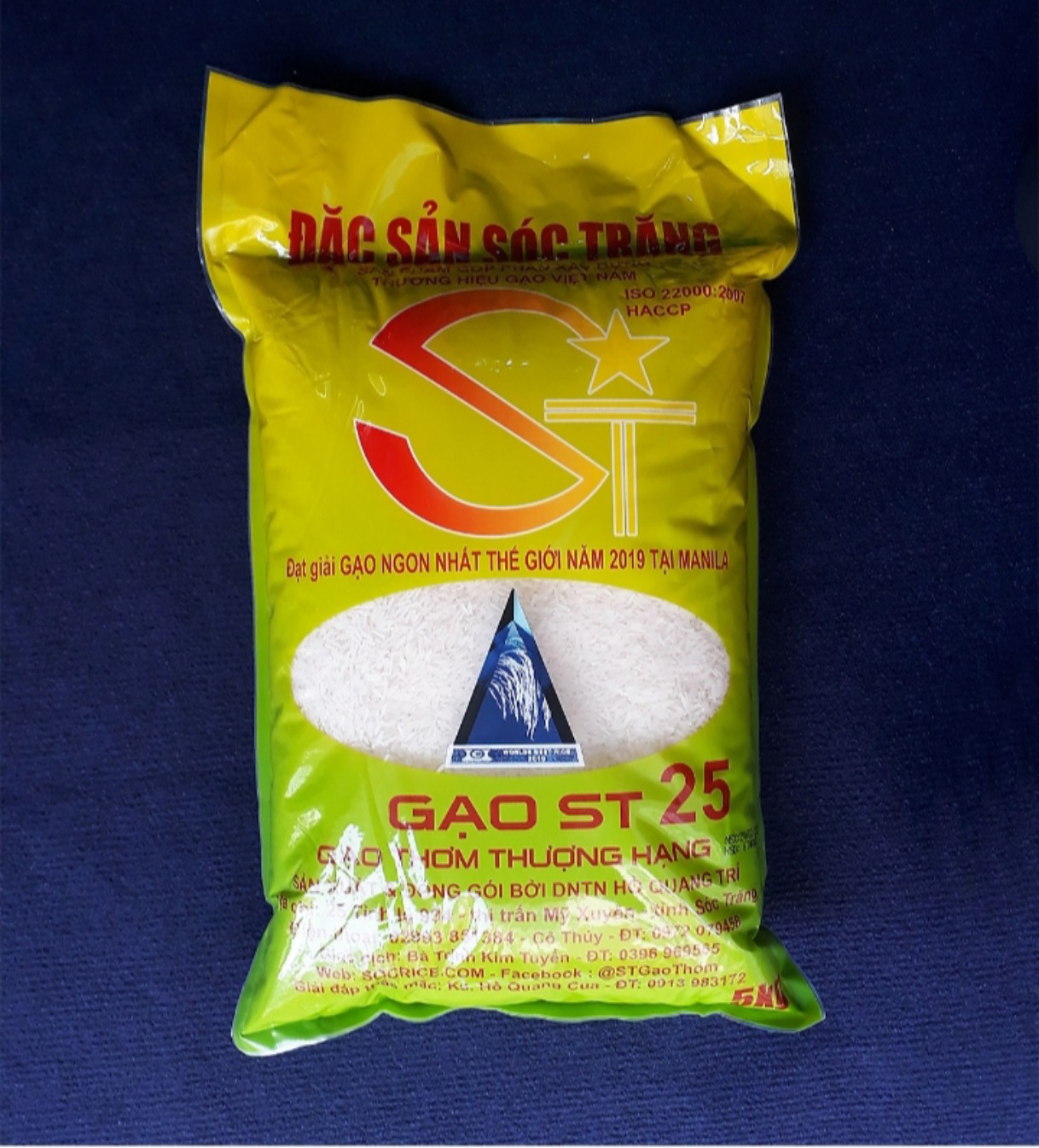 [HCM]GẠO ST25 CHÍNH HÃNG CỦA CHÚ CUA - ĐẠT DANH HIỆU GẠO NGON NHẤT THẾ GIỚI NĂM 2019