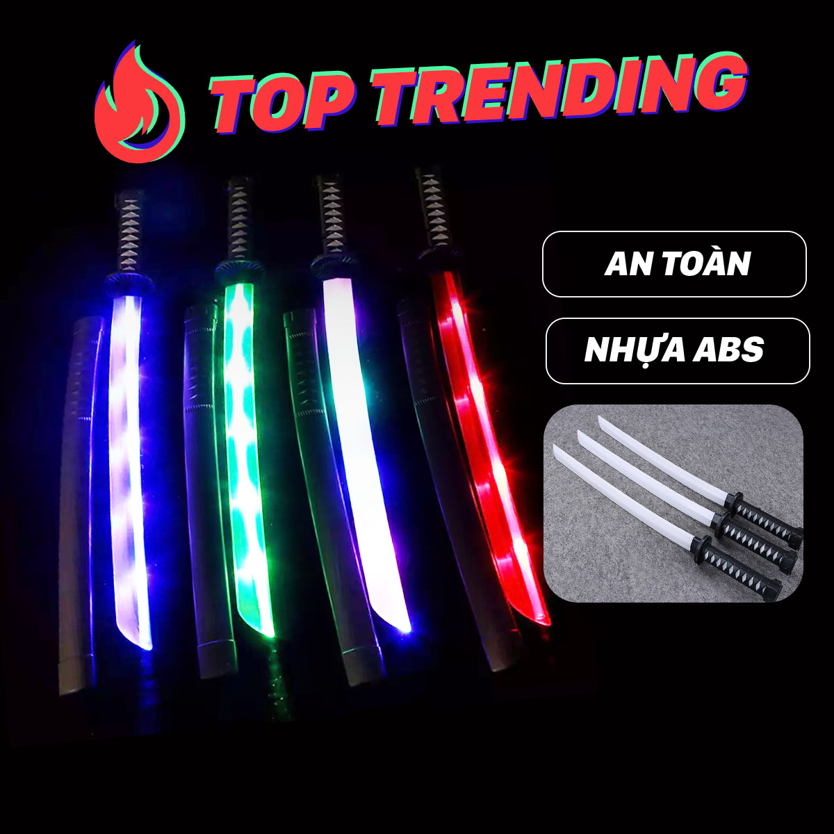 Kiem phat sang - Kiếm nhựa katana phát sáng - Kiem nhat katana - Kiếm phát sáng led Kiếm led đồ chơi Kiếm phát sáng led katana Kiếm phát sáng giá rẻ