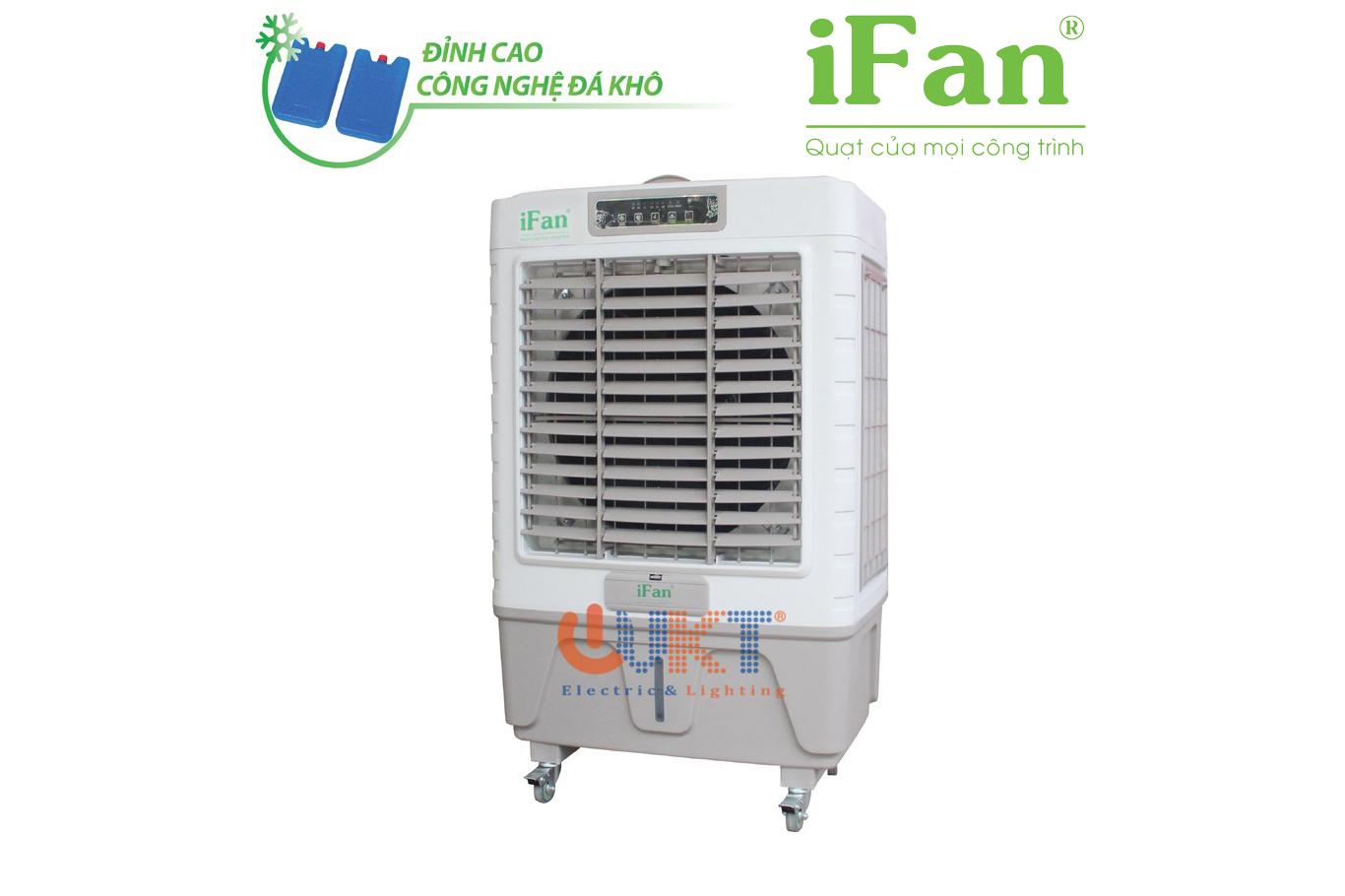 Quạt làm mát hơi nước có remote ifan-550
