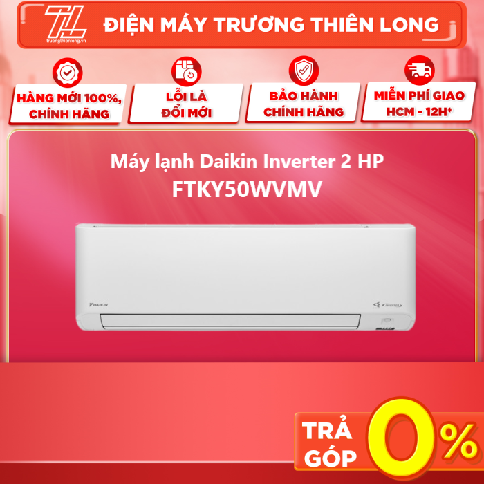 Máy lạnh Daikin Inverter 2 HP FTKY50WVMV - Chức năng chống ẩm mốc kết hợp công nghệ Streamer Cảm biế