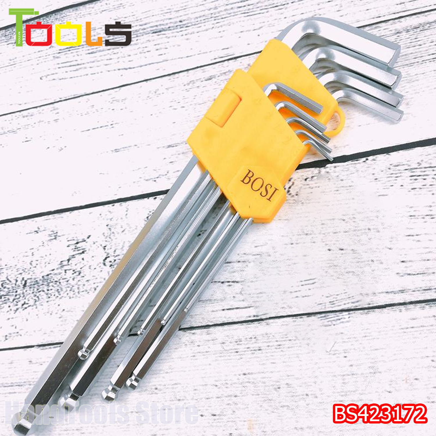 Bộ lục giác bi 9 cây bs423172 bosi