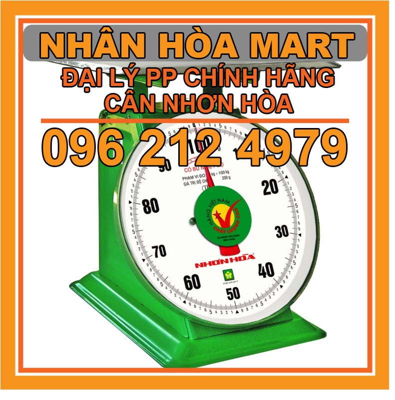 Cân 100kg - cân cà phê, cân gạo, cân heo - cân nhơn hòa - giá tốt nhất - hàng chính hãng 100% - siêu thị nhân hòa