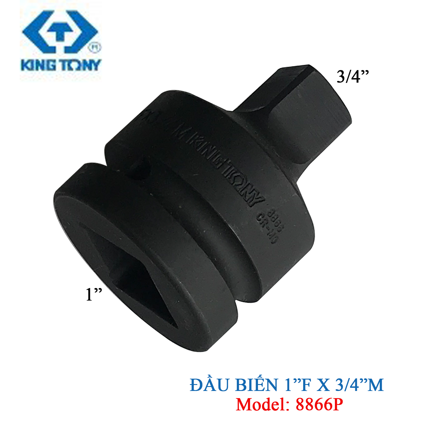 Đầu biến đen 1 sang 3/4 inch kingtony 8866p