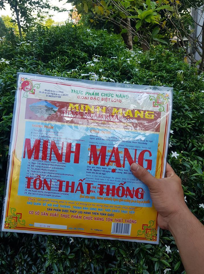 Minh Mạng Thang huế 1000g có NHÂN SÂM, NHUNG HƯƠU, SAO BIỂN...( LOẠI LỚN , MIỄN SHIP )