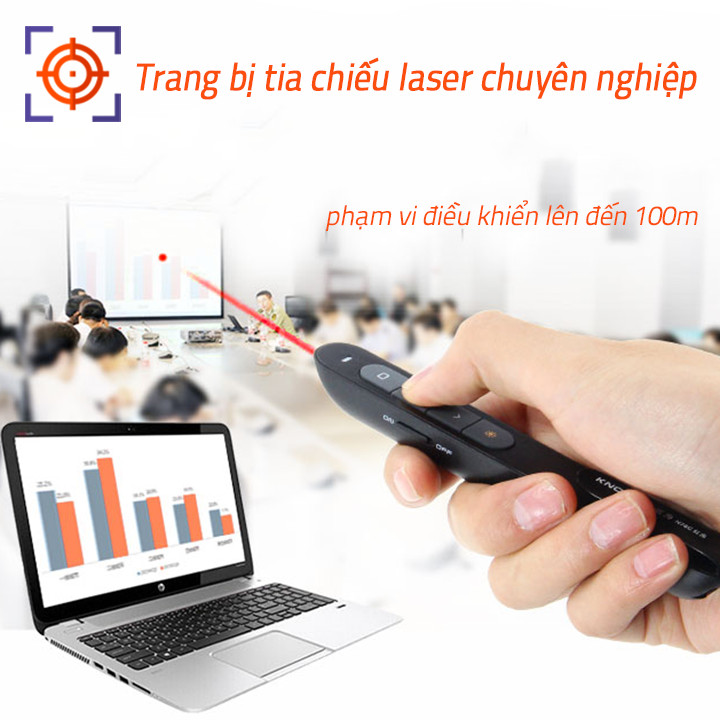 [HCM]BÚT TRÌNH CHIẾU LASER KHÔNG DÂY 301