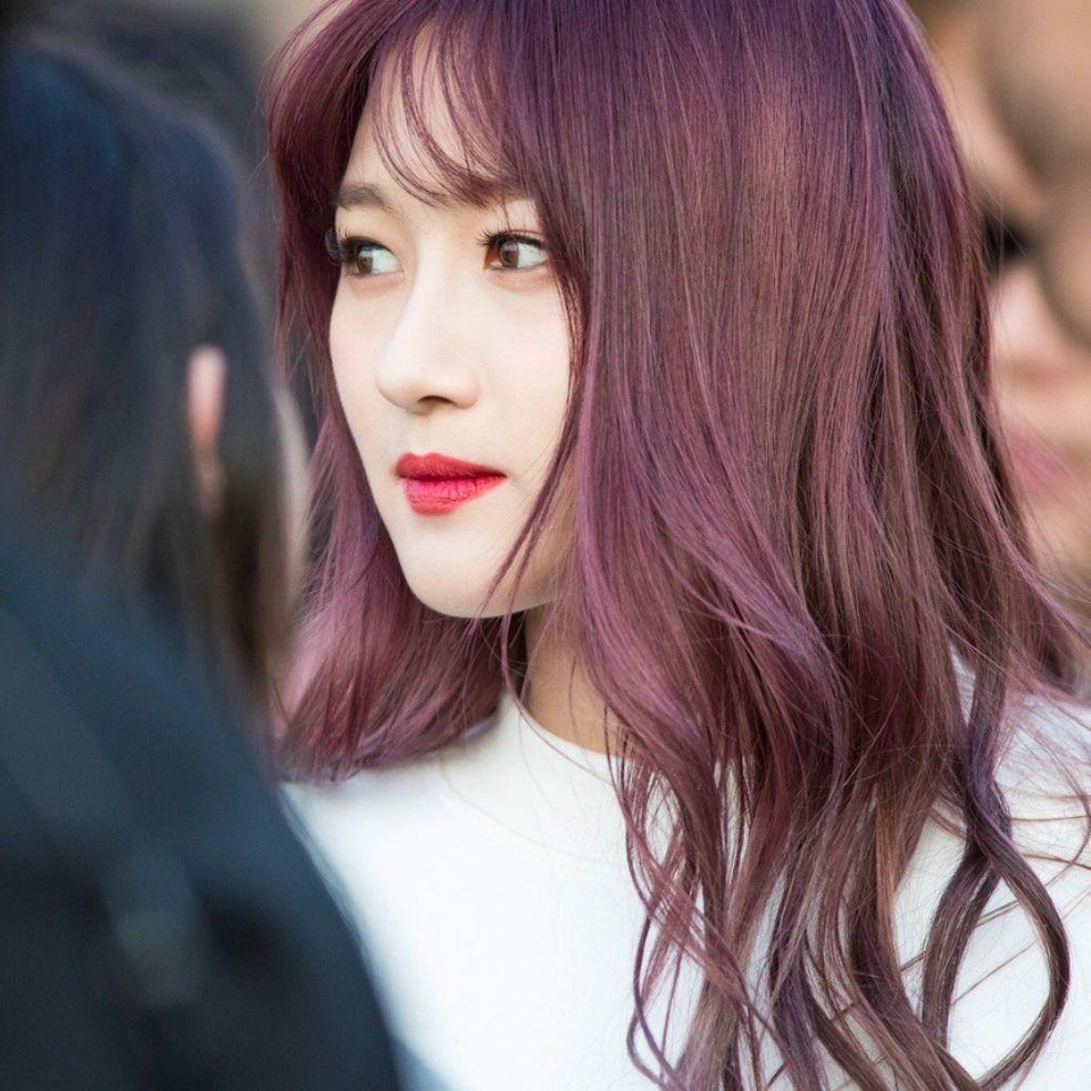 Thuốc nhuộm tóc màu Đỏ Tím + kèm oxi