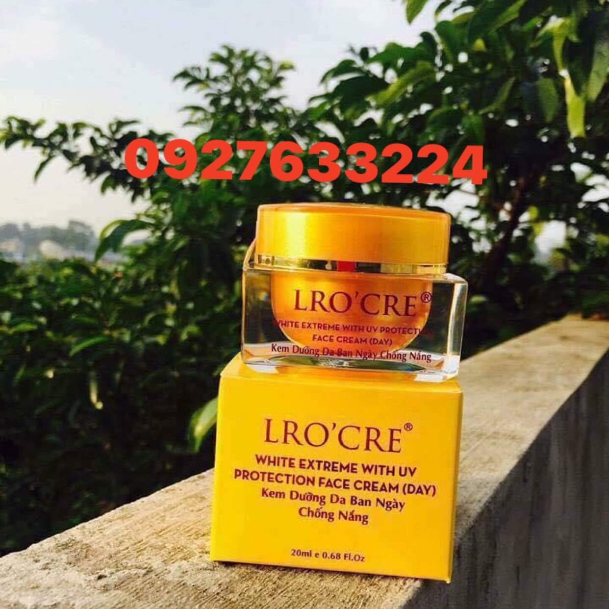 Kem face ngày dưỡng trắng, makeup lrocre 20gr
