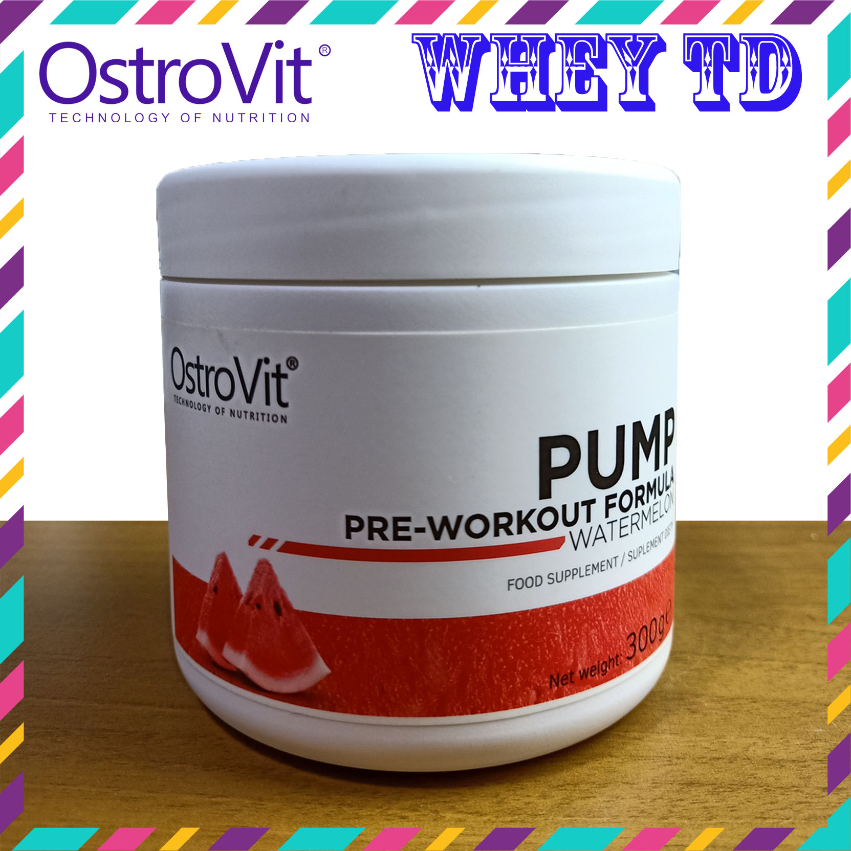 Ostrovit pump pre workout formula 300g giúp tăng sức mạnh, sức bền, pre workout, bổ sung trước khi tập
