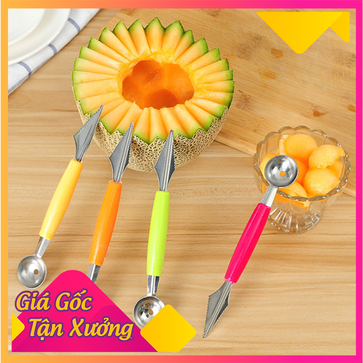 Dụng cụ cắt tỉa trái cây 2 đầu đa năng - Dao gọt tỉa hoa quả thông minh