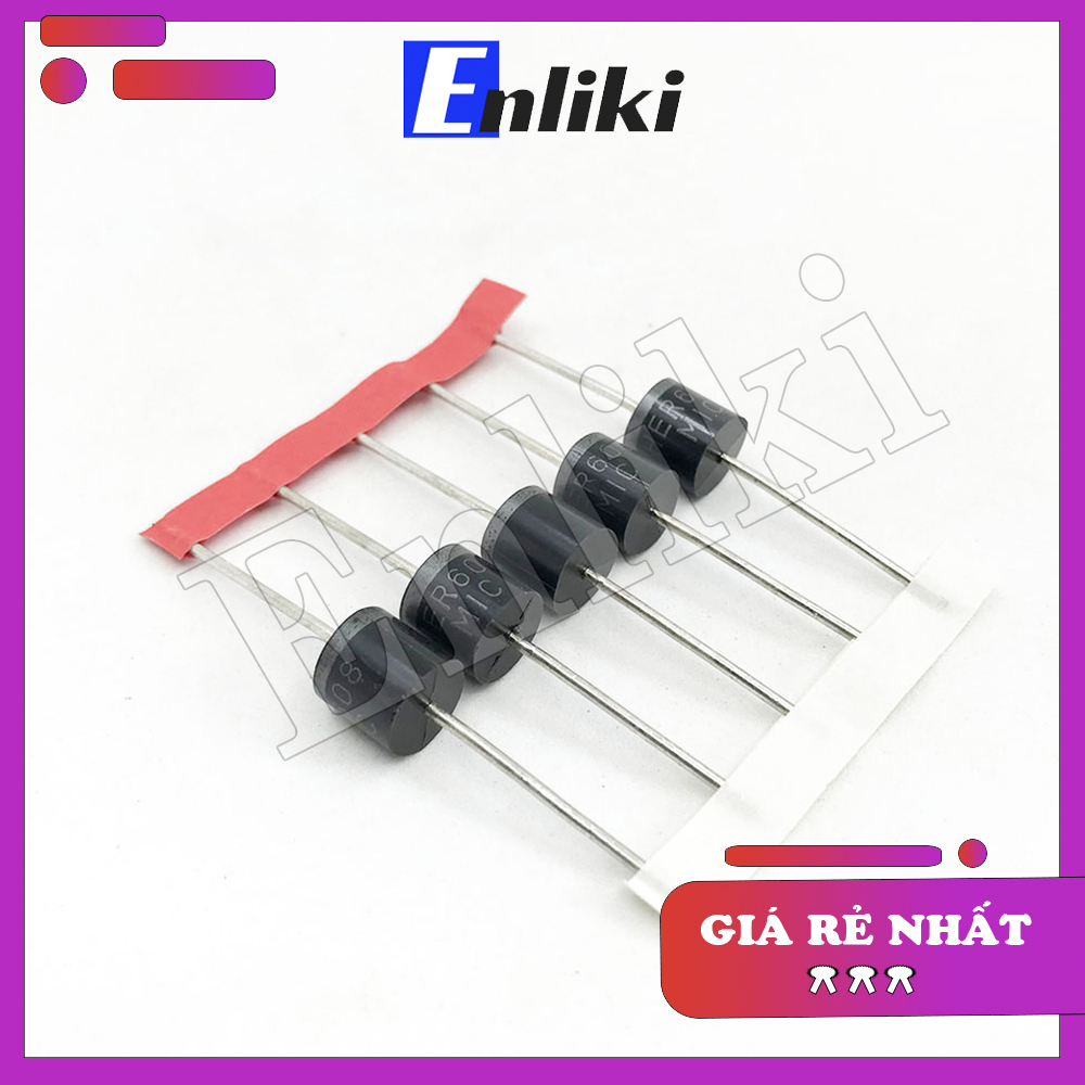 Diode xung 6a 1000v her608 loại dây