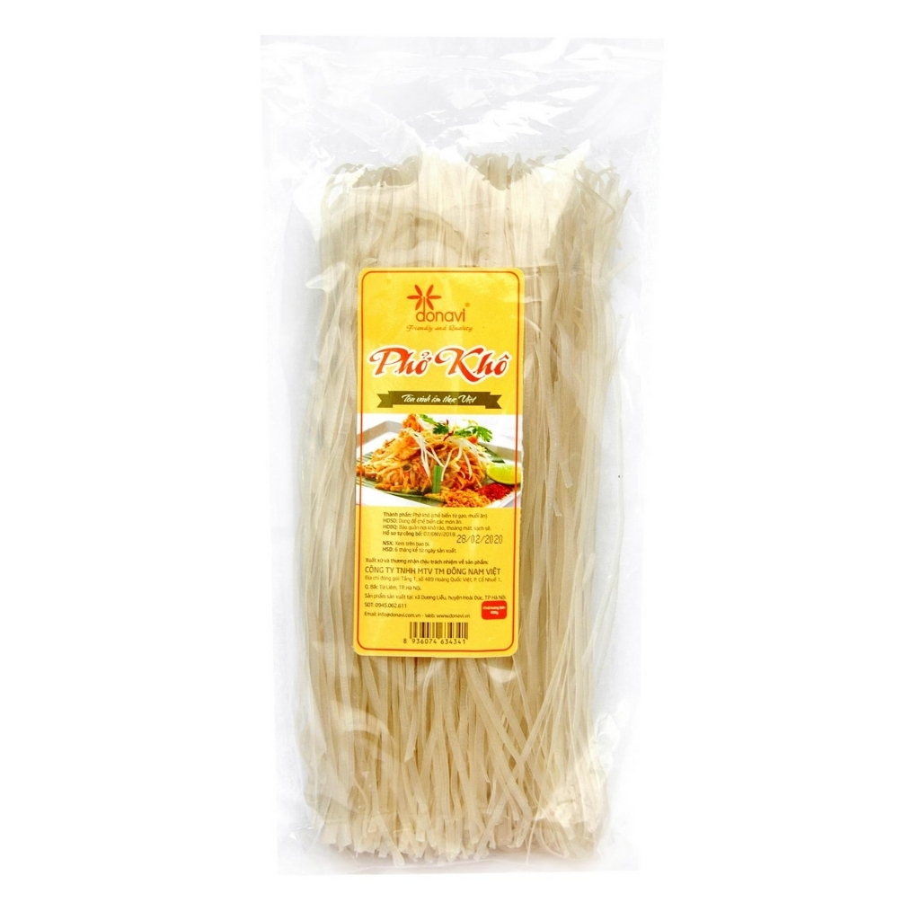 Phở khô Donavi 400g sợi mềm mỏng không phụ gia