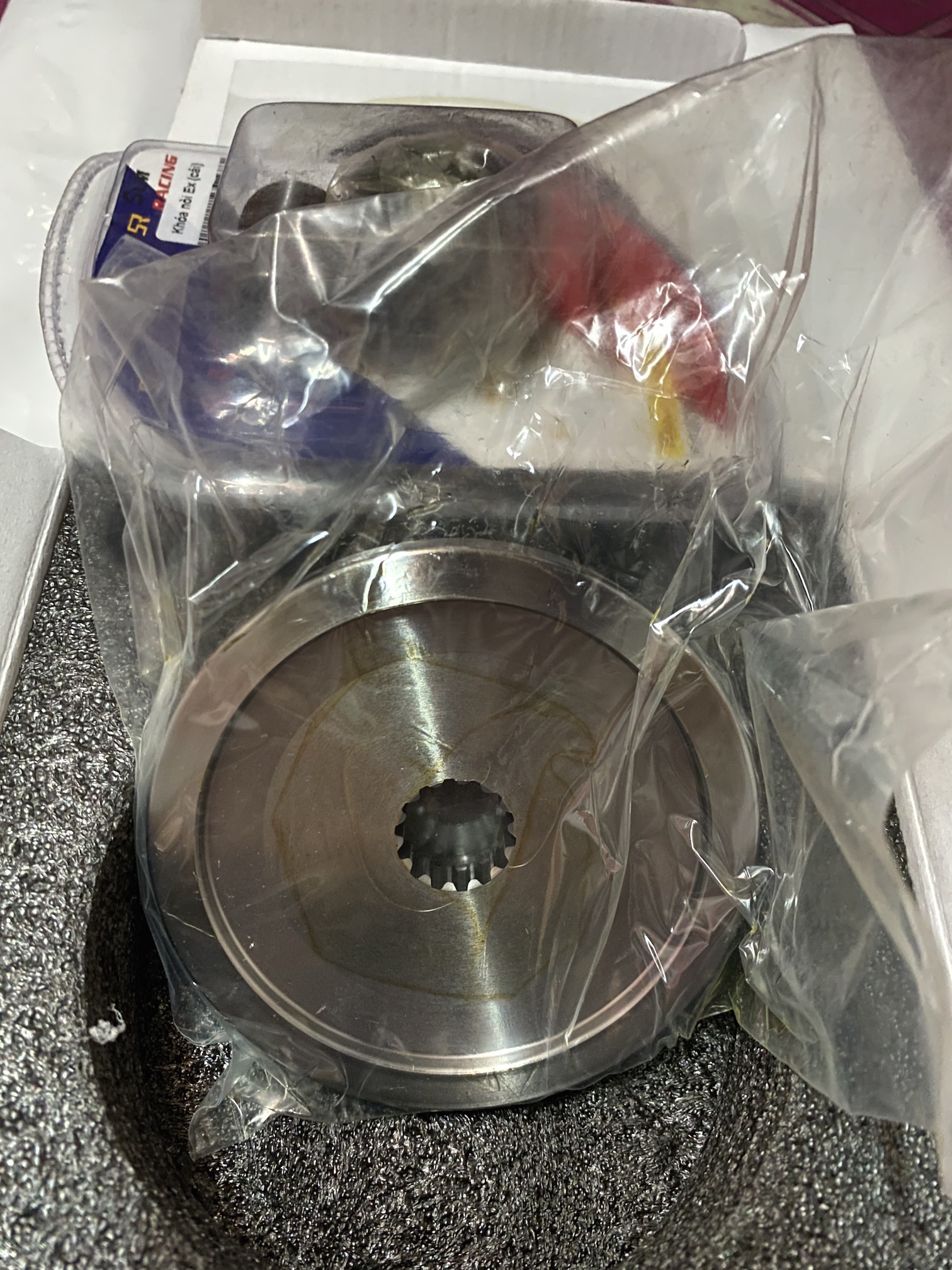 Tạ nồi exciter 4s lên côn tay