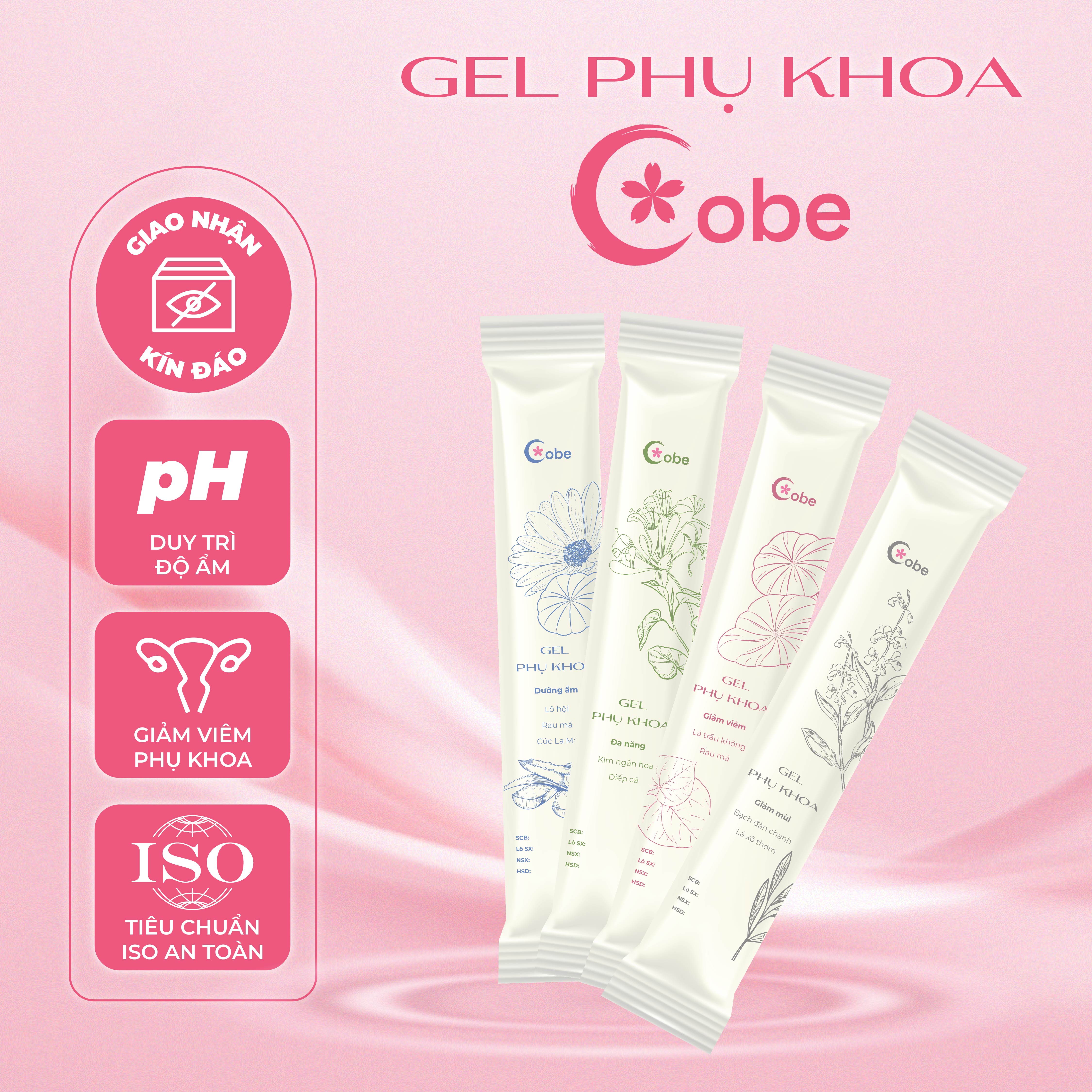 Gel phụ khoa Cobe đa năng, nhiều mùi hương, vệ sinh vùng kín, giảm mùi an toàn , hiệu quả