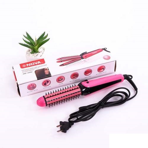 Máy duỗi tóc 3 in 1 Nova - máy uốn duỗi tóc - máy uốn duỗi bấm tóc - Máy duỗi tóc mini - Uốn Tóc Làm Xoăn Tóc