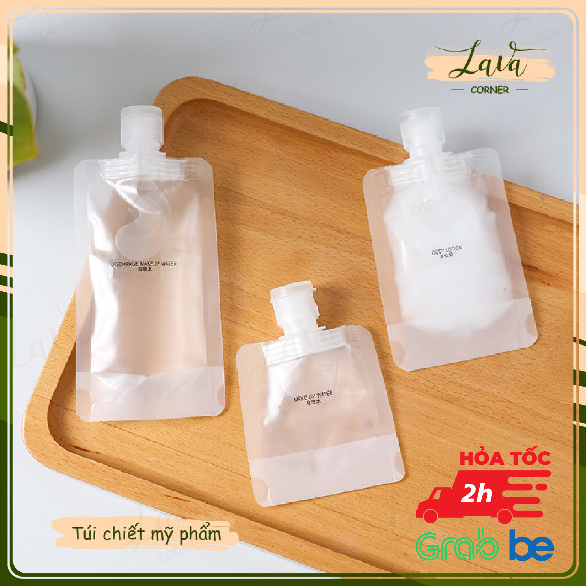 Túi Chiết Mỹ Phẩm Du Lịch Tiện Dụng Cho Dầu Gội, Sữa Tắm