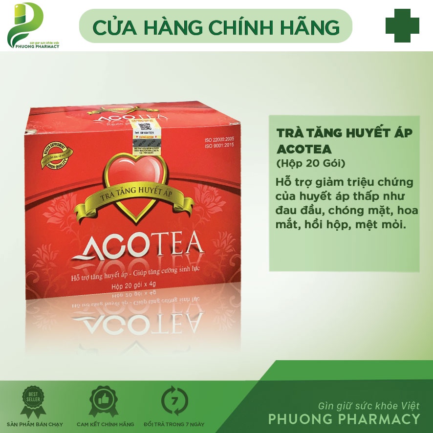 Trà tăng huyết áp acotea p101
