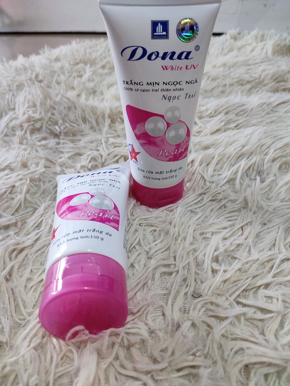 Combo 06 chai sữa rửa mặt dưỡng trắng da dona 150g