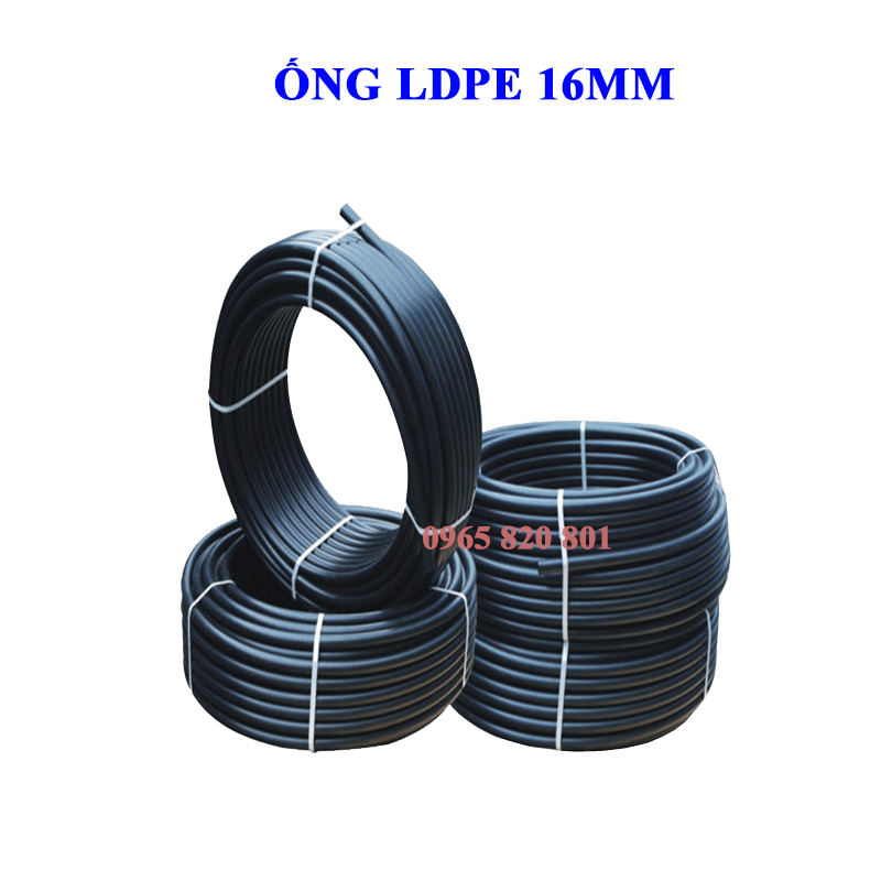 Dây tưới LDPE 16mm dày 1.2mm dùng cho hệ thống tưới