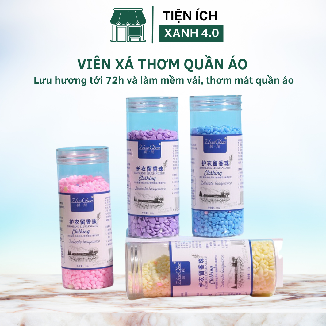 Hạt Xả Thơm Quần Áo Hạt Lưu Hương Quần Áo Nhật Bản , Viên Xả Thơm Quần Áo Nội Địa , Hạt Xả Thơm Làm Mềm Vải Hộp 100g , Hạt Thơm Giặt Đồ