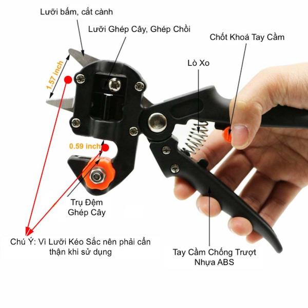 Kéo chiết cành cây dụng cụ làm vườn chuyên dụng